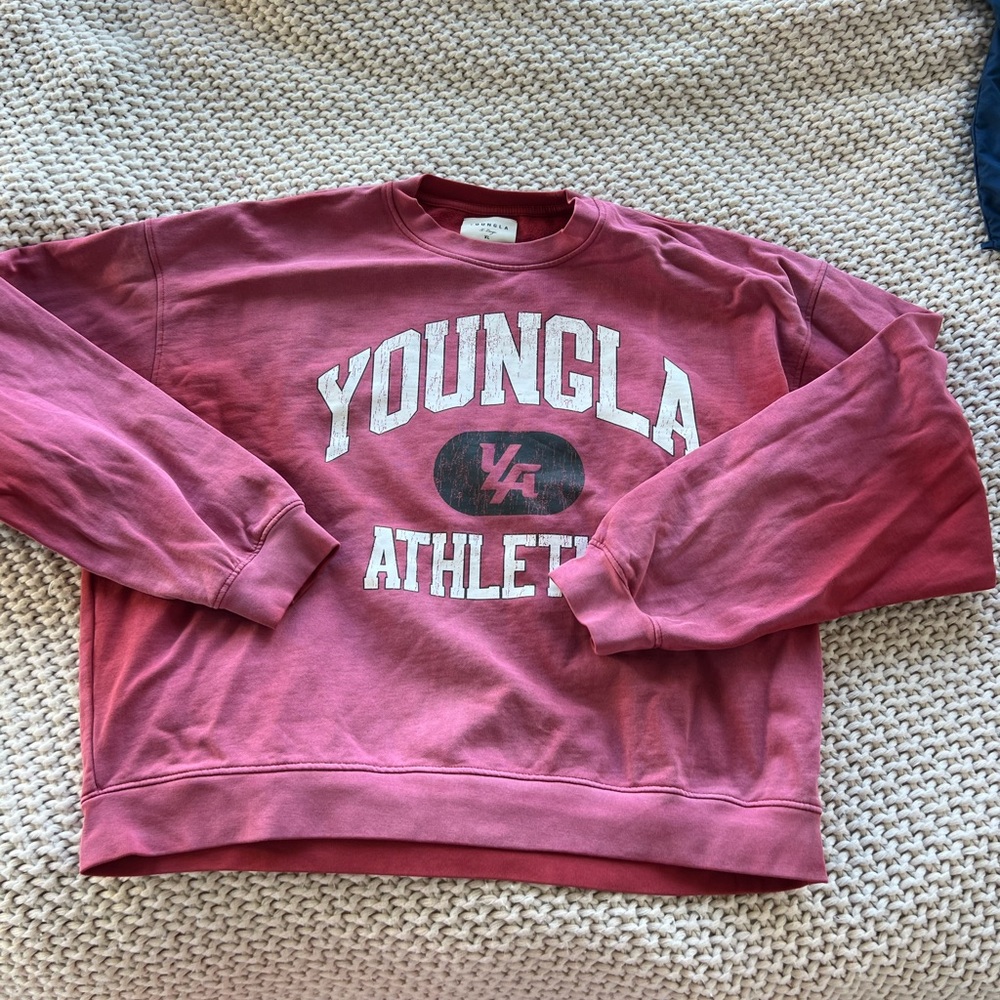YoungLA Athletic Varsity Crewneck Sweatshirt
